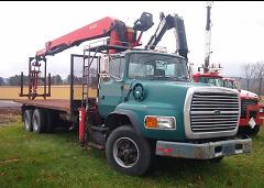 Palfinger PW350 6 Story Drywall Crane Truck For Sale