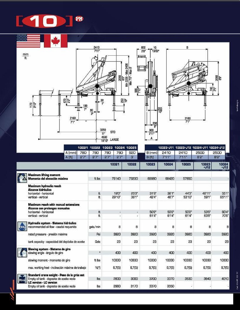 10 ton knuckleboom